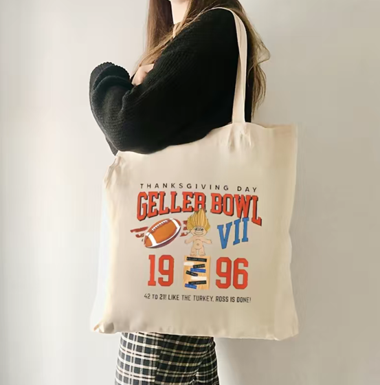 FRIENDS GELLER BOWL Reusable Tote Bag