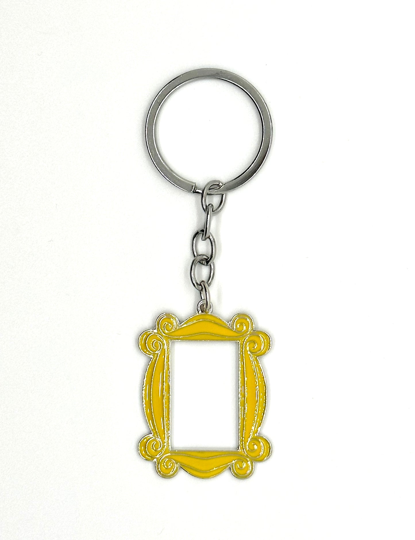 FRIENDS Yellow Frame Metal Key Ring