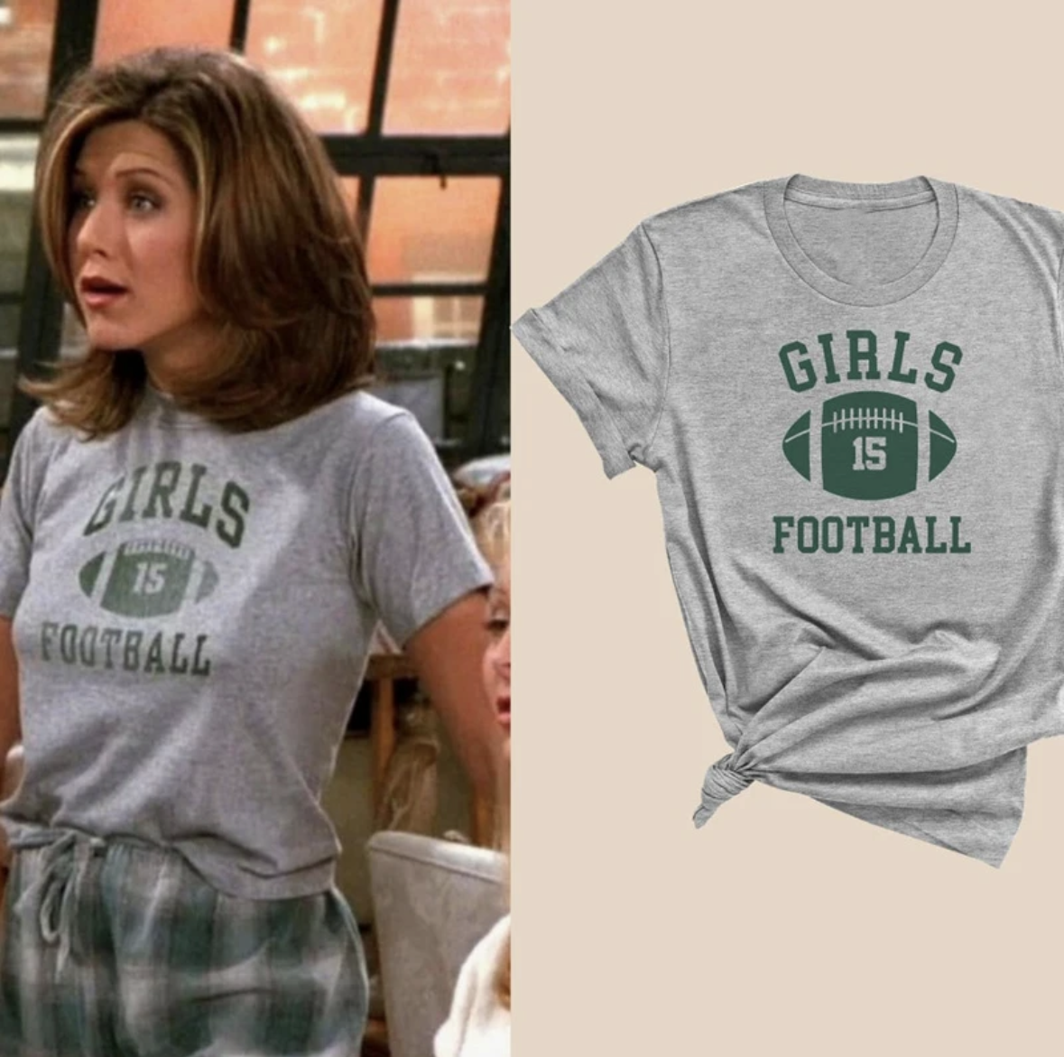 FRIENDS Girls Football T-Shirt