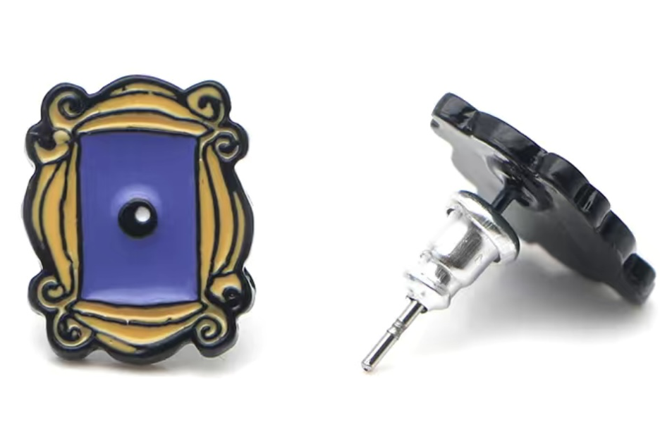 FRIENDS Monica’s Yellow Frame Stud Earrings