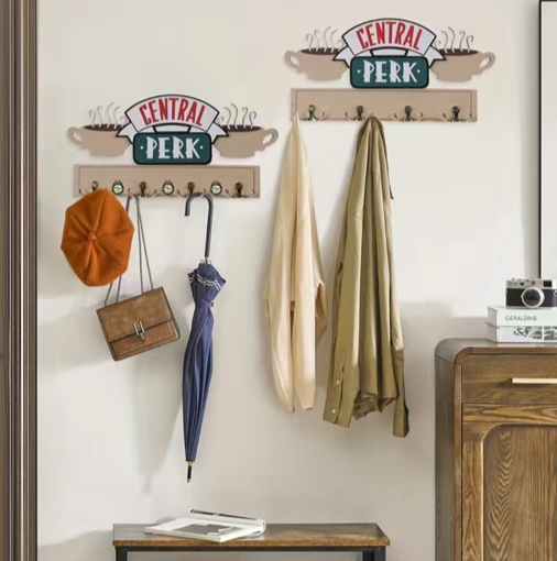 Central Perk Rack w/ Hooks