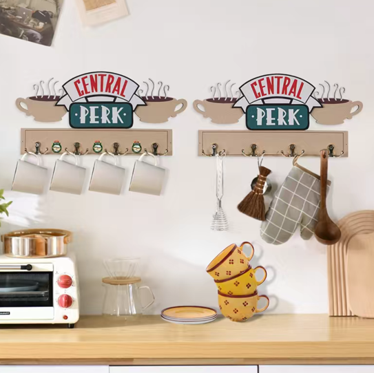 Central Perk Rack w/ Hooks