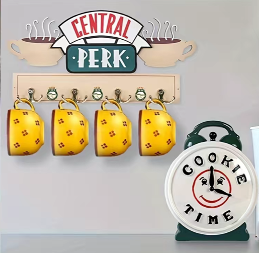 Central Perk Rack w/ Hooks