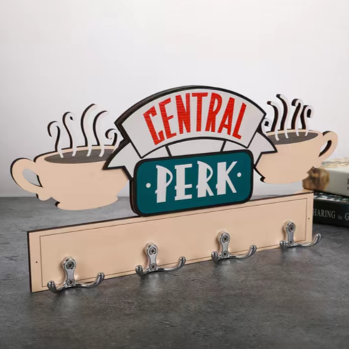 Central Perk Rack w/ Hooks