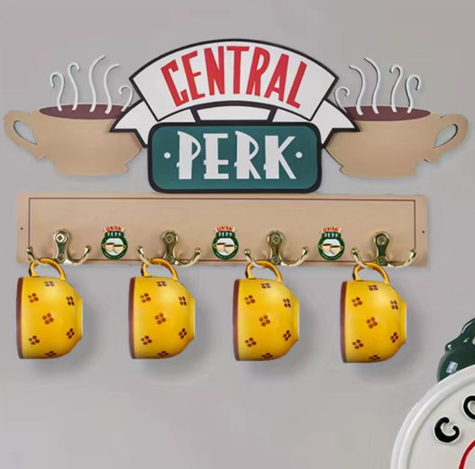 Central Perk Rack w/ Hooks