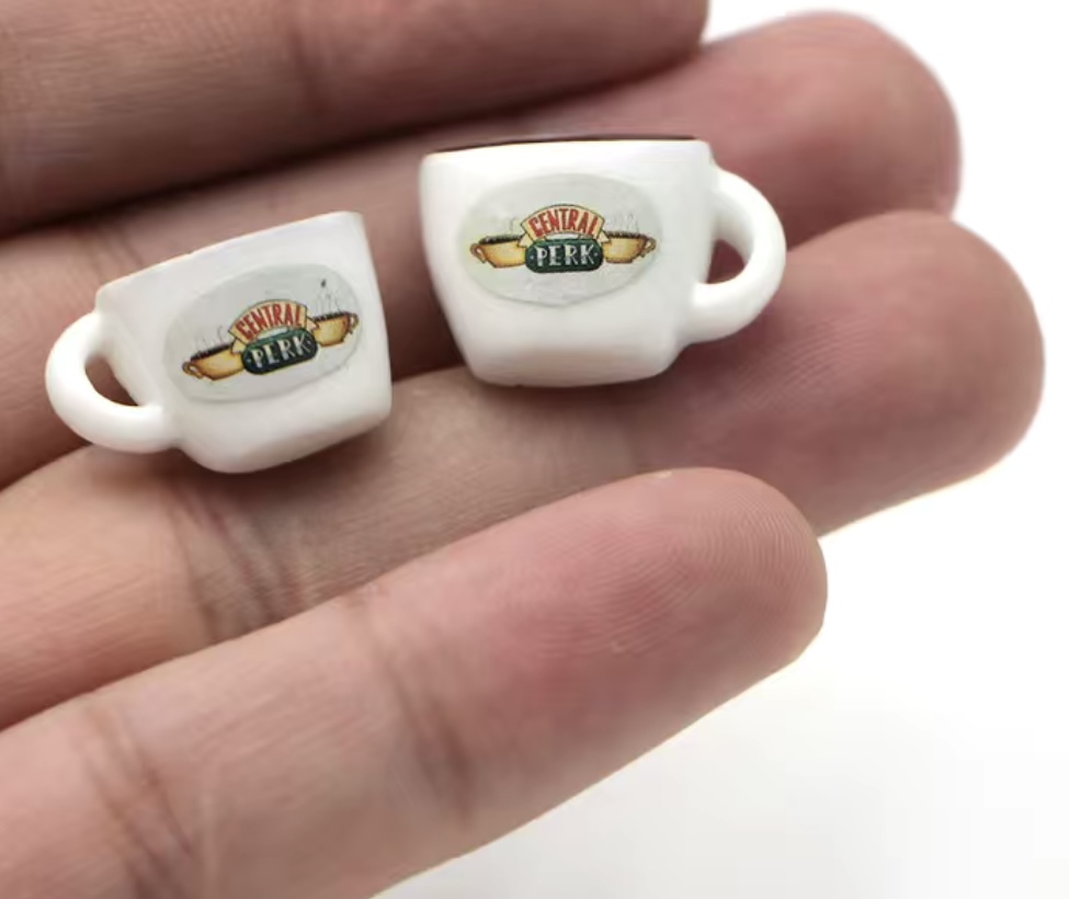 FRIENDS Central Perk Coffee Mug Stud Earrings