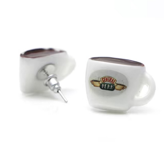 FRIENDS Central Perk Coffee Mug Stud Earrings