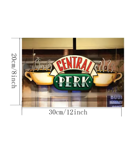 FRIENDS Central Perk Logo Print | Ready to Hang Wall Art