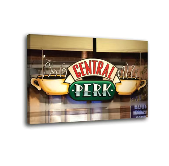 FRIENDS Central Perk Logo Print | Ready to Hang Wall Art