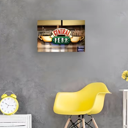 FRIENDS Central Perk Logo Print | Ready to Hang Wall Art