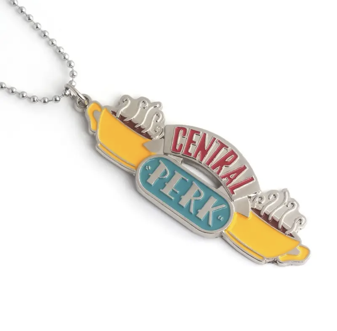 FRIENDS Central Perk Logo Bead Necklace