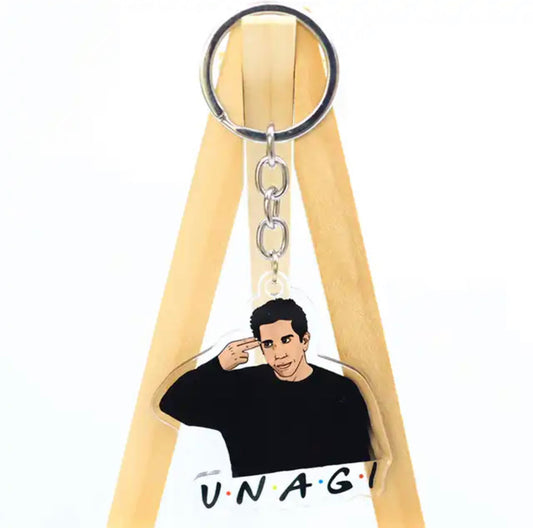 FRIENDS Ross Unagi Plastic Key Ring