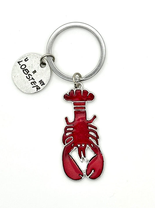 FRIENDS U R MY LOBSTER Metal Key Ring