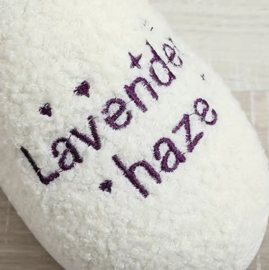 TS Lavender Haze Fuzzy Cozy Slippers
