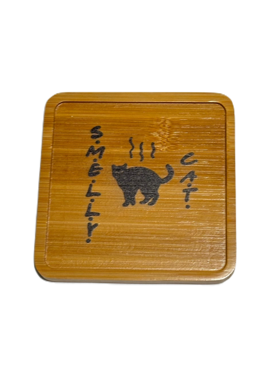 FRIENDS Graphic Bamboo Wooden Coaster