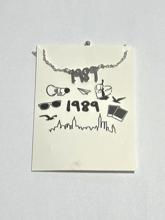 Taylor Swift Style 1989 Year Necklace