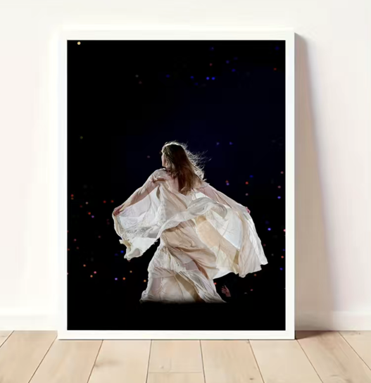 Taylor Swift Live Concert Wall Art (Unframed)