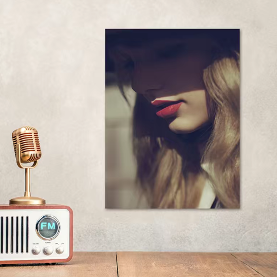 Taylor Swift RED Album Cover Wall Art (Unframed)