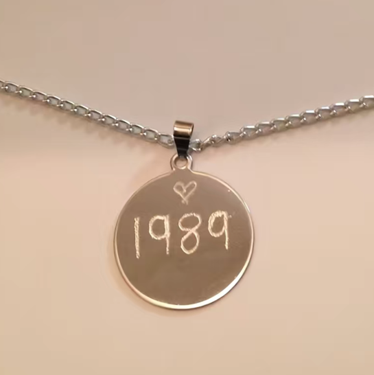 Taylor Swift 1989 Pendant Necklace