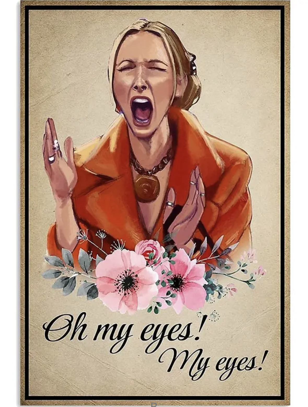 Phoebe OH MY EYES! Portrait Wall Art (Unframed)