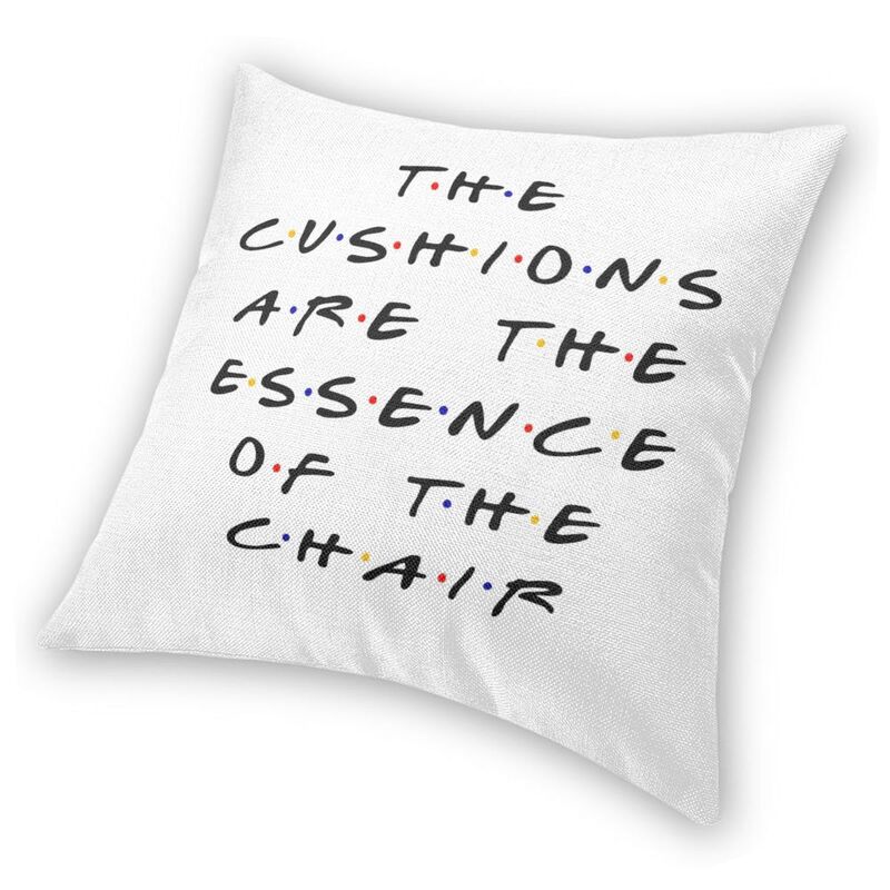 The Cushions Are The Essence Of The Chair Cushion Cover Print Friends Tv Show Throw Pillow Case for Car Pillowcase Home Decor