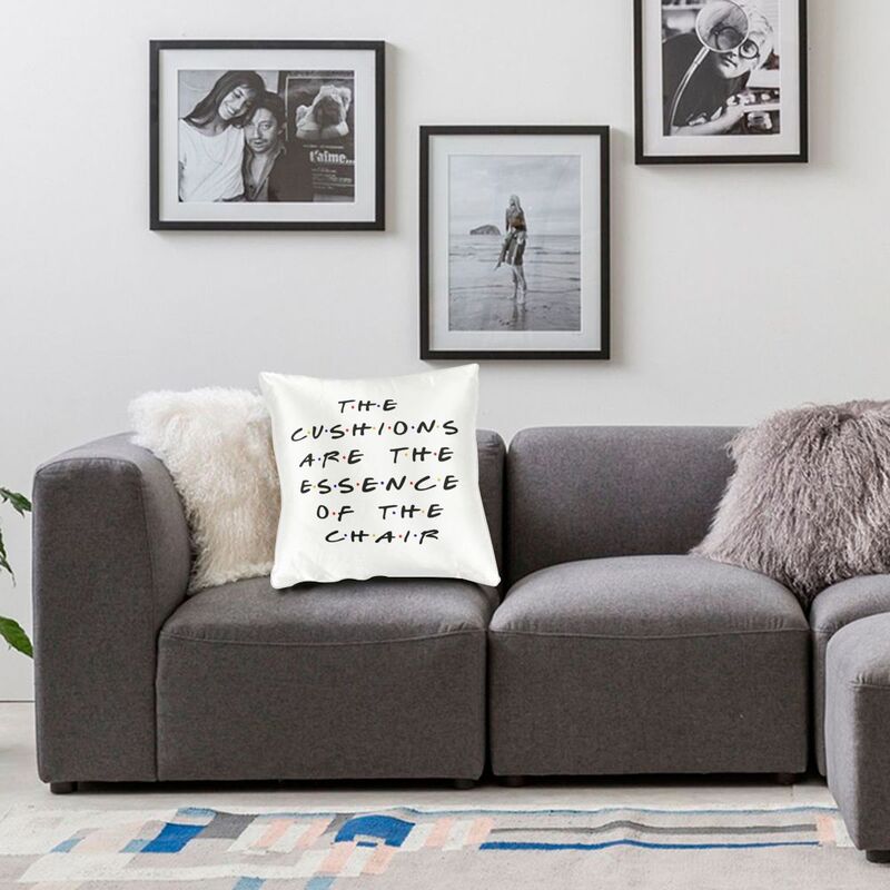 The Cushions Are The Essence Of The Chair Cushion Cover Print Friends Tv Show Throw Pillow Case for Car Pillowcase Home Decor